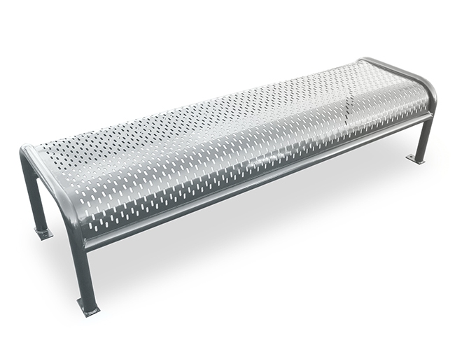 Perforated Steel Bench